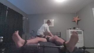 Beginner Woman Tickles Paramour Till Orgasm - F/m