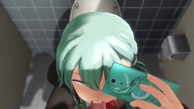 【mmd】hentai Goddess Hand Job In Toilet【3d Anime】