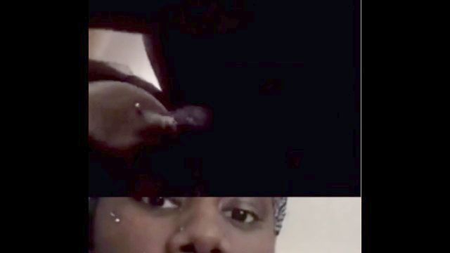 Ebony Sapphic Couples Touching With Tongue Wet Clit Ig Live
